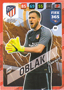 Jan Oblak Atletico Madrid 2018 FIFA 365 #88